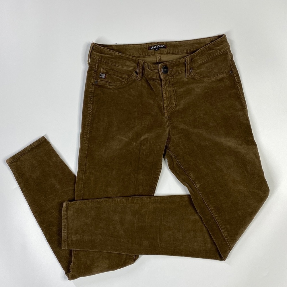 Dear John Brown Corduroy Skinny Pants Size 27